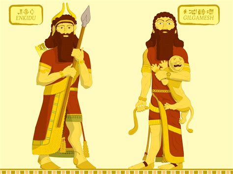 Epic Of Gilgamesh Cartoon