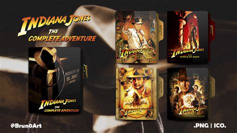 Indiana Jones Collection Folder Icon By Brun0art By Brun0art On Deviantart