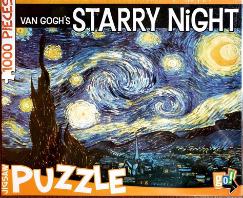 Van Gogh S Starry Night Piece Puzzle Etsy