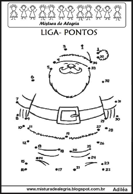 LIGA PONTOS SÍMBOLOS DO NATAL Mistura de Alegria