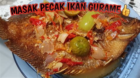 Pecak Ikan Gurame YouTube