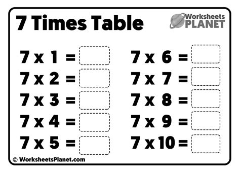 Grade 3 Math Worksheet Multiplication Tables 7 And 8 K5 Learning