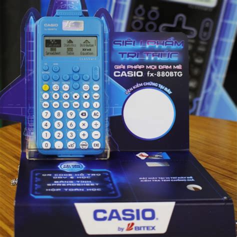 Mua Máy Tính Cầm Tay Casio FX 880 BTG tích hợp bảng tuần hoàn hóa học