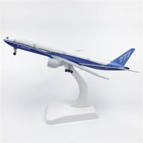 Модель самолета металлическая 20 см с шасси боинг Boeing 777 - купить в ...
