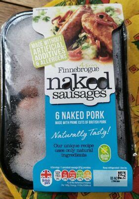 No Artificial Additives 6 Pork Sausages Naked 6 Sausages 400g