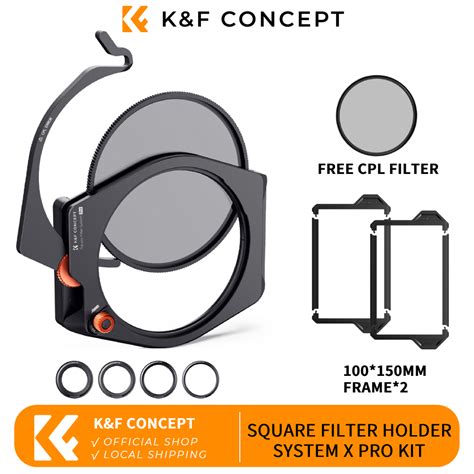 K F Concept Square Filter Holder System X Pro Kit Filter Holder Mm