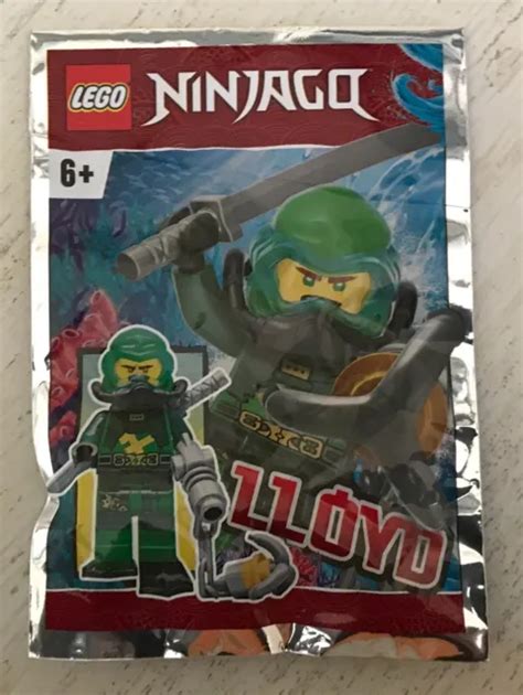 FIGURINE LEGO MINIFIGURE Polybag Ninjago Ninja Vert Lloyd En Tenue