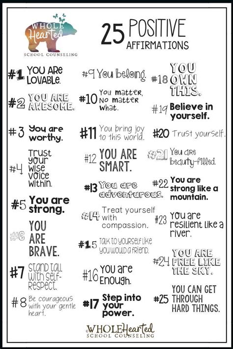 Positive Affirmations Fun School Counseling Lesson And Group Game On