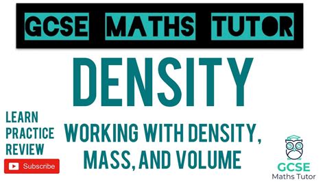 Density Mass And Volume Exam Style Questions Compound Measures