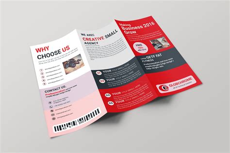 Arizona Creative Tri Fold Brochure Design Template Graphic Yard