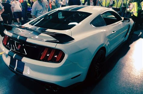 Ford Rolls Out The First Production Shelby Gt350 And Gt350r