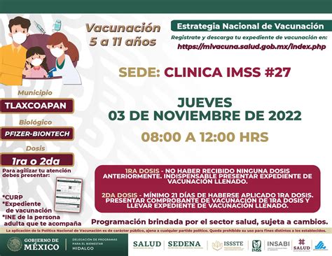 Segunda Dosis 12 A 17 Años Puebla 5