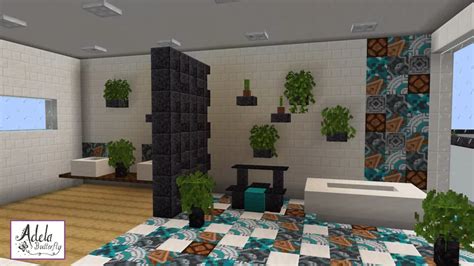 Modern Bathroom Designs Minecraft Map