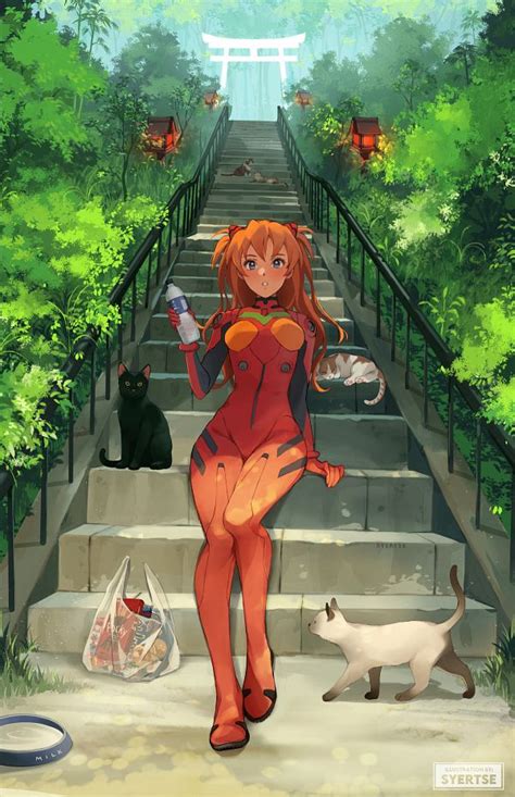 Souryuu Asuka Langley Asuka Langley Sohryu Neon Genesis Evangelion Image By Syertse