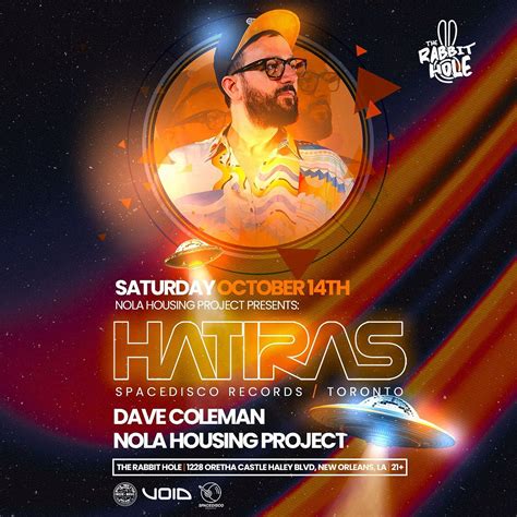 NOLA Housing Project Presents Hatiras Tickets At The Rabbit Hole In New