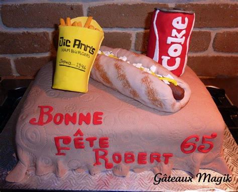 31 Hot Dog Coke Et Frite Gâteaux Magik