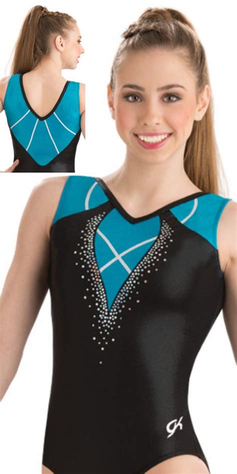 Turquoise Gk Elite Sportswear Gymnastics Leotard Discount Leotards