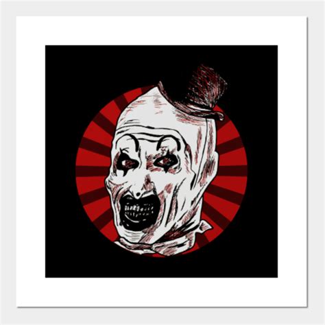 Terrifier Art The Clown - Terrifier - Posters and Art Prints | TeePublic