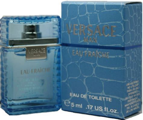 Versace Man Cologne Blue Men Perfume Eau Fraiche Mini Travel Edt 017