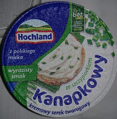 Hochland Kremowy Serek Twarogowy Kanapkowy Ze Szczypiorkiem 130 G