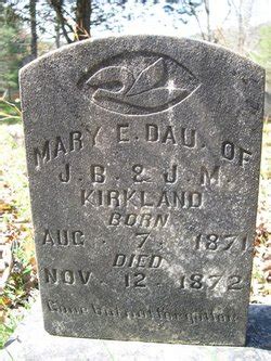 Mary Elizabeth Kirkland Memorial Find A Grave