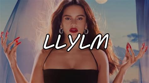 RosalÍa Llylm Master Video Lyrics Youtube