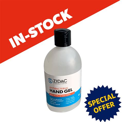 Alcohol Based Hand Sanitiser 500ml Zidac Herts Tool Co