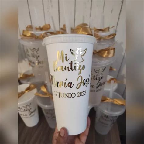 100 Vasos 24 Oz Personalizados Xv Años Boda Bautizo Baby en venta en