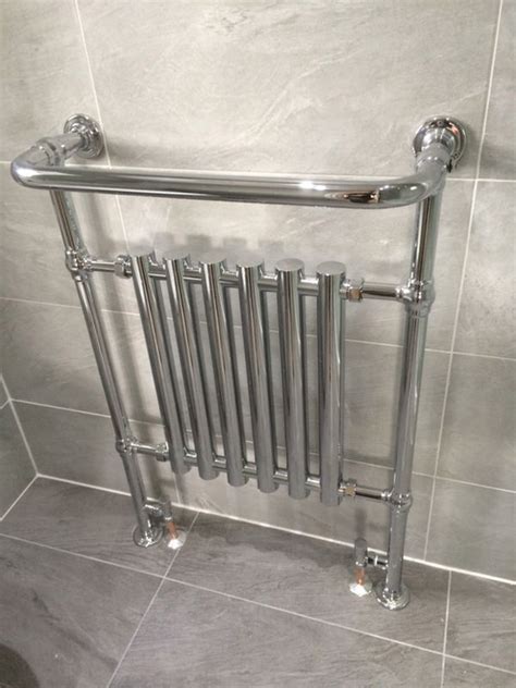 Chrome Towel Radiator With Bathroom Installation In Leeds