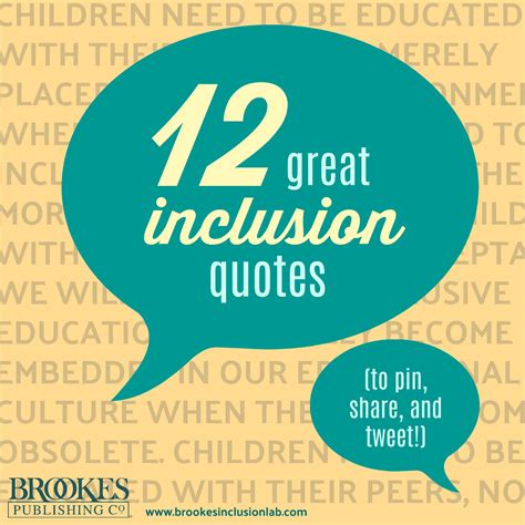 12 Great Inclusion Quotes for Your Pinterest Board | Inclusion Lab