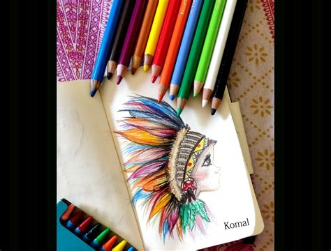 pencil color art  komal  dribbble