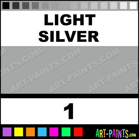 Light Silver Probrite Pearlescent Fabric Textile Paints 1 Light