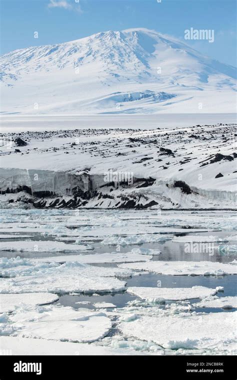 Antarctica Ross Island Ross Sea View Of Mount Erebus Classic Active