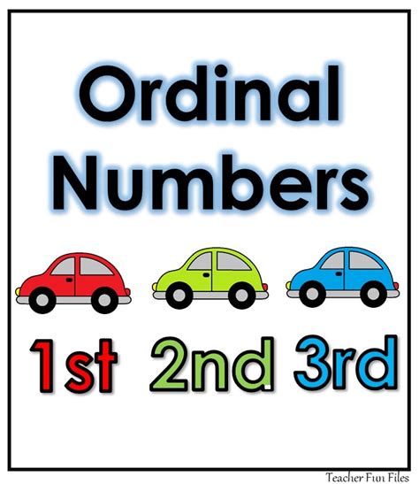 Ordinal Numbers Esl Flashcards Ordinal Number Flashcard Ordinal Images