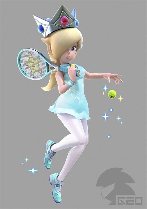 Super Mario Bros Super Mario Galaxy Rosalina Geo Exe Tennis