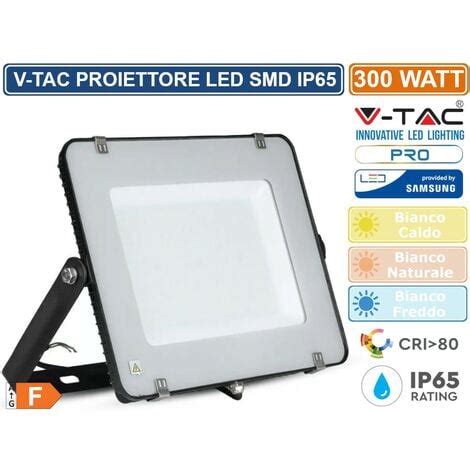 V Tac Pro Vt Faro Led Smd W Ultrasottile Chip Samsung Da Esterno