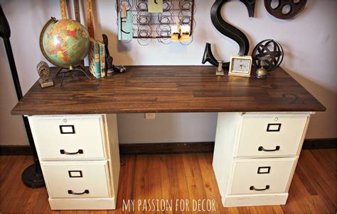 Incredible Homemade File Cabinet Desk Ideas Artled