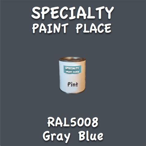 Ral Gray Blue Pint Can