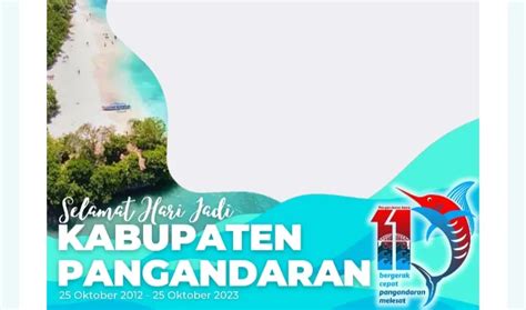 Kumpulan Link Twibbon Hari Jadi Kabupaten Pangandaran Ke 11 Diperingati