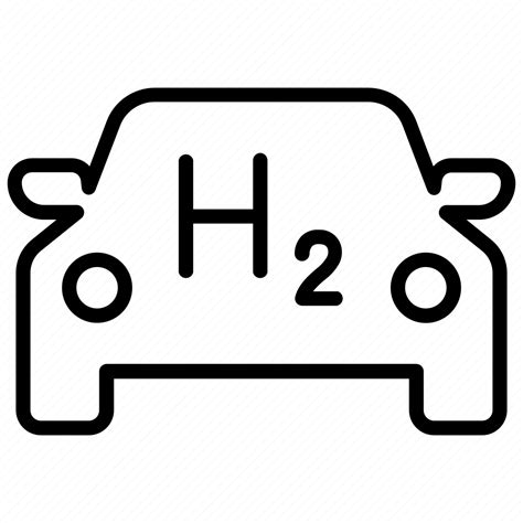 Hydrogen Fuel Hydrogen Fuel Green Mobility H2 Fuel Cell Hydrogen Vehicle Icon Download