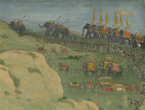 The Emperor Aurangzeb Carried On A Palanquin Bhavanidas 2003 430