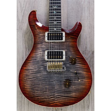 Prs Paul Reed Smith Custom 24 Artist Package Guitar Cherry Charcoal