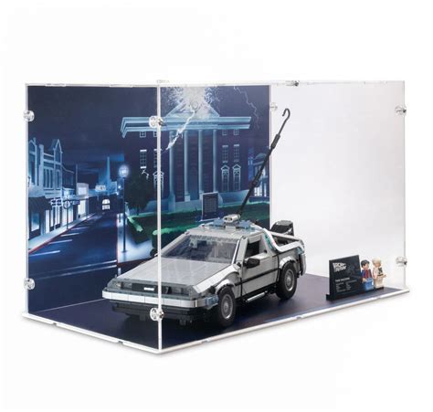 Acrylic Display Case For Lego Back To The Future Time Machine Idisplayit