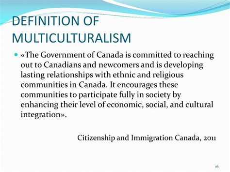 PPT Multiculturalism In Canada Peoples And Policies PowerPoint