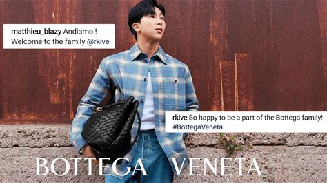 Rm X Bottega Veneta Bts Namjoon Announces As Bottega Veneta Brand