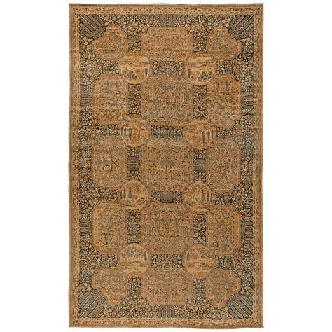 Doris Leslie Blau Collection Antique Persian Kirman Handmade Wool Rug