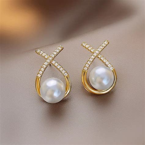 Pearl Earrings-925 Silver Earrings-pearl Earrings-brides Earrings Gift ...