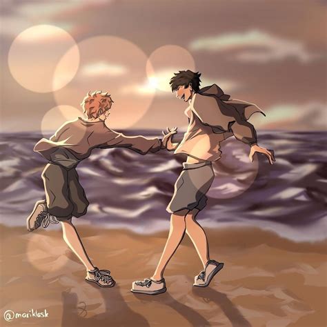 Kageyama Tobio On Instagram Beach Date • • • Credit To Artist Mariklask On Twitter Haikyuu