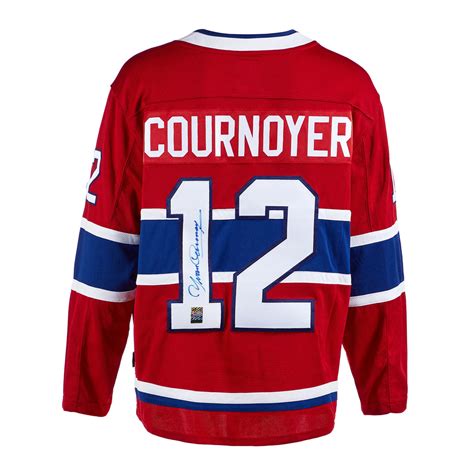 Yvan Cournoyer Signed Montreal Canadiens Jersey | Heritage Hockey™