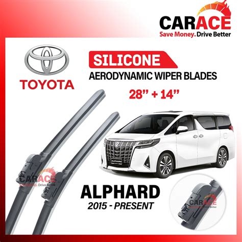 TOYOTA ALPHARD 2015 2020 Present CARACE SILICONE Aerodynamic Wiper